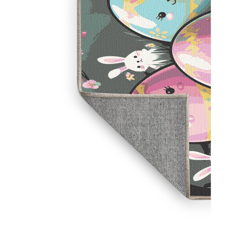 Le tapis des Fêtes de Pâques Printemps Aisle®, Rectangulaire 8 pi x 12 pi