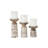 10.00'' H Wood Tabletop Candlestick-1871320474