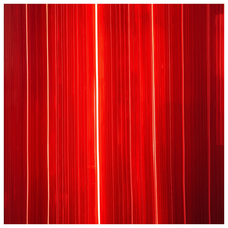 Rideaux de douche rouges à lignes verticales très longs, L 70 po x H 84 po