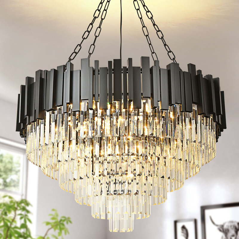 Axana 17 - Light Chandelier, Black