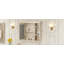 Armoire à pharmacie murale moderne avec porte miroir et 6 tablettes ouvertes Modern-1492008502