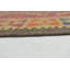 Tapis en laine rouge/beige 3 pi 4 pi x 4 pi 8 po one-of-kind-noué la main Lorain