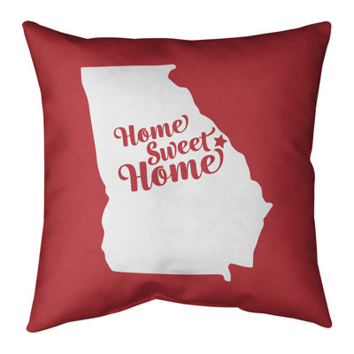 Home Sweet Throw Pillow