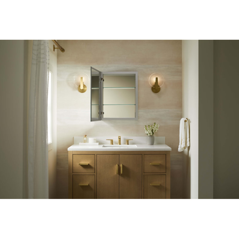 Embark Premium Rectangular Medicine Cabinet, 31" H x 20" W x 4" D