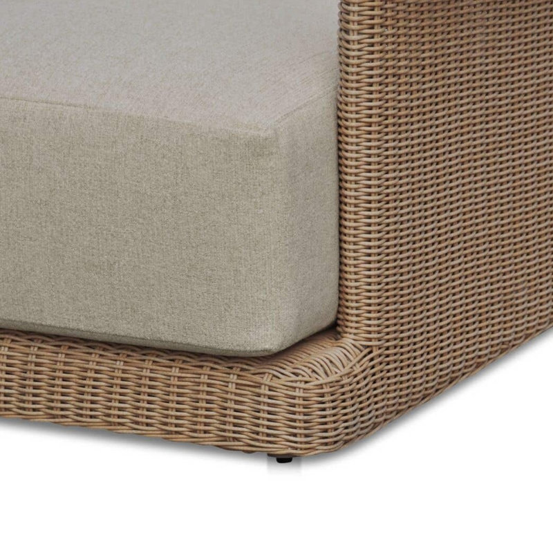 Canapé d'extérieur Meredith, Beige, Brun