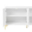 Buffet Creative à 4 portes sans poignées à découper Creative pour la salle à manger, le salon, la chambre à coucher et le couloir-1137620126