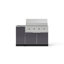 Ensemble d'armoires d'extérieur 3 pièces en aluminium gris ardoise avec évier-132214916-132214917