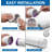 2 in. White PVC DWV Cap, Hub Connection End Cap Fitting for Drain, Waste & Vent Systems (50-Pack)