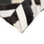  Coussin en cuir de vache 12 "x 20" Chevron-1420570133