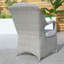 Vecdi Premium All-Weather Wicker Outdoor Dining Armchair with Cushion