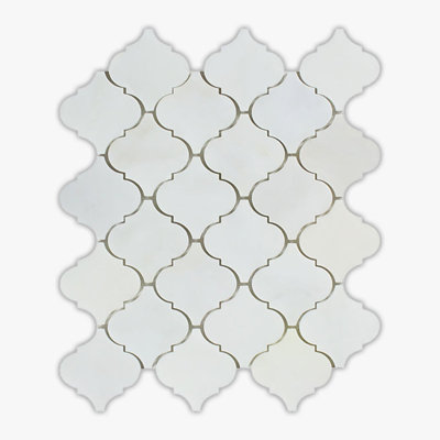 Carreau de mosaïque en marbre 13 po x 12,5 po