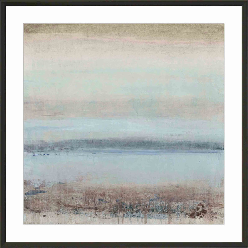 Tranquility I Painting by Tim O'Toole, 24.09" H x 24.09" W x 1.1" D, Black