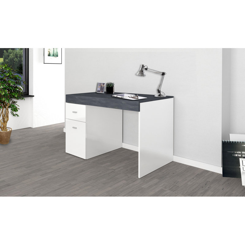 Billitteri Computer Desk, Grey
