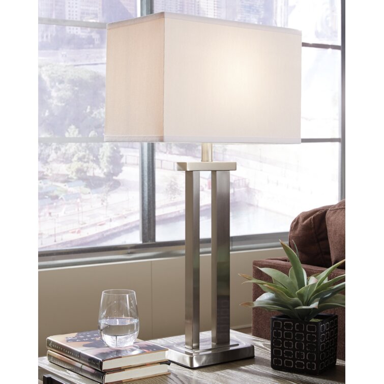 Jacinda 29.5 Silver Table Lamp Set