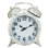 Analog Metal Tabletop Clock with Alarm in