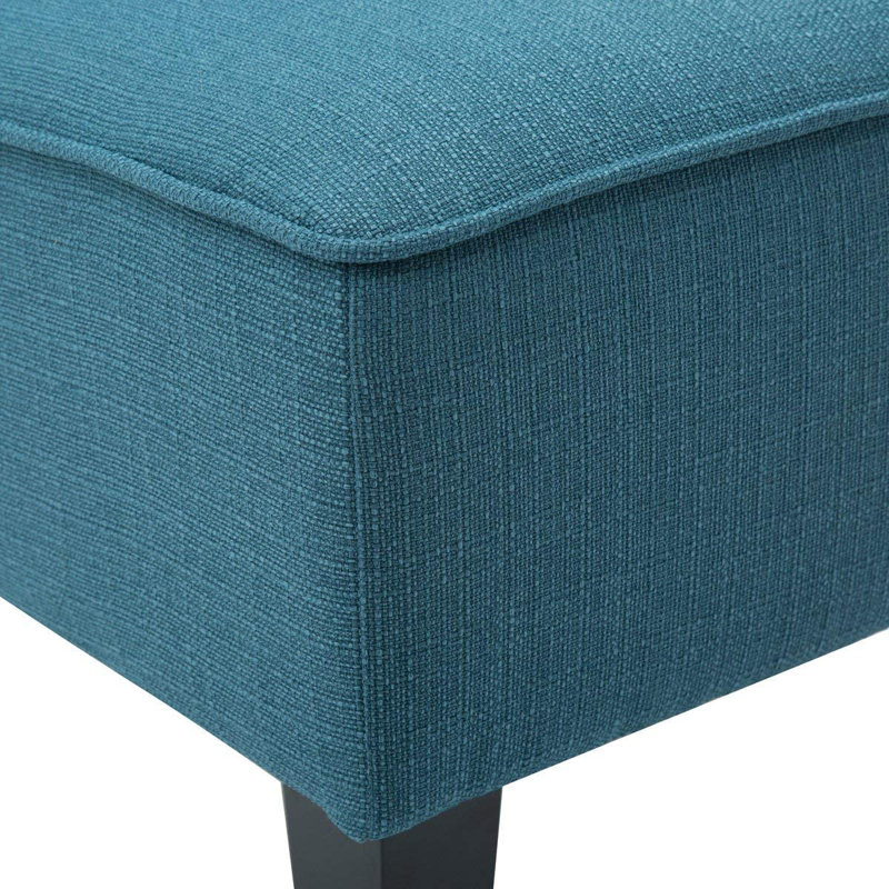 Leanne 22'' Wide Slipper Chair, Blue