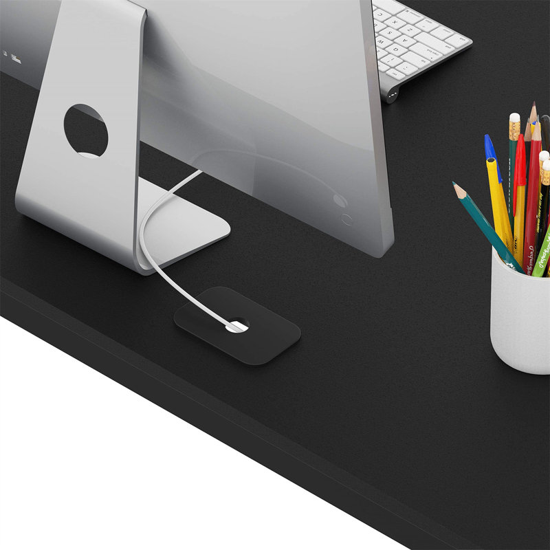 Damier Metal Base Computer Desk