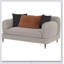 Causeuse rembourrée Repley Latte Chenille