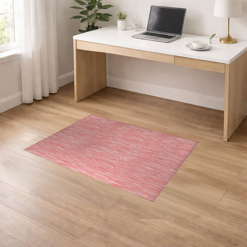 Tapis de bureau léger Thick N Thin, L 60 po x P 36 po, Vieux rose