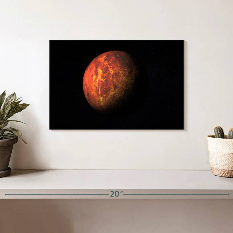 Oberle Planet Mars, 8" H x 12" W