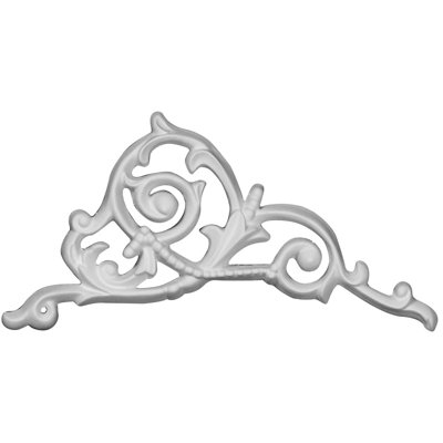 Colton 4.25'' H x 4.75'' W x 0.38'' D Urethane Onlay Scroll