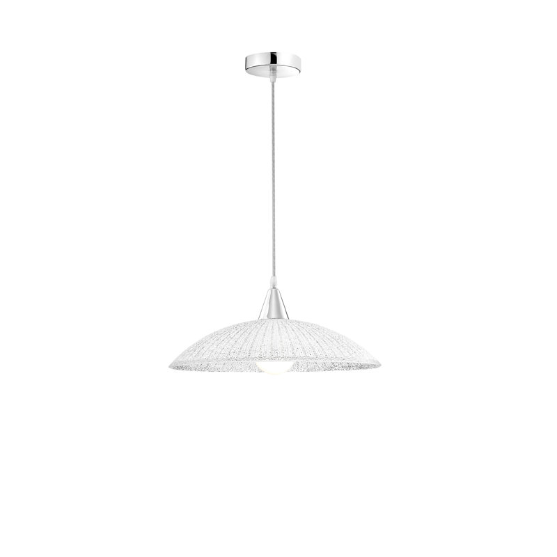 Shell 1 - Light Chrome Dome Pendant