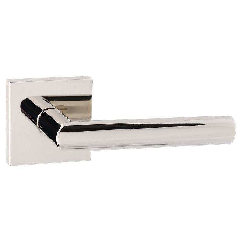 Poignée de porte avec rosette carrée