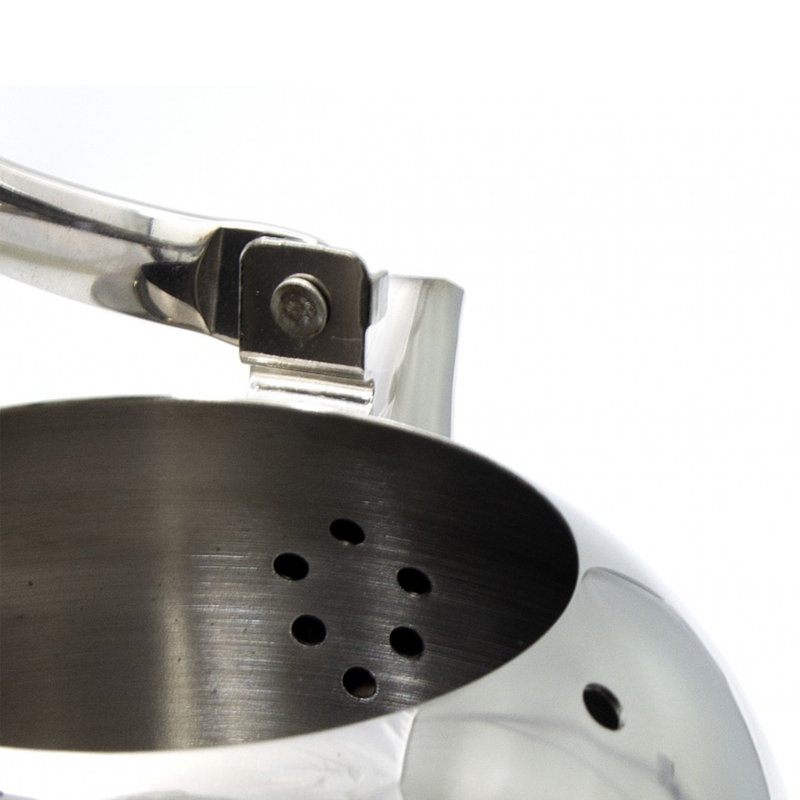 Korkmaz 2.3L Silver Stainless Steel Kettle with Butterfly Handle
