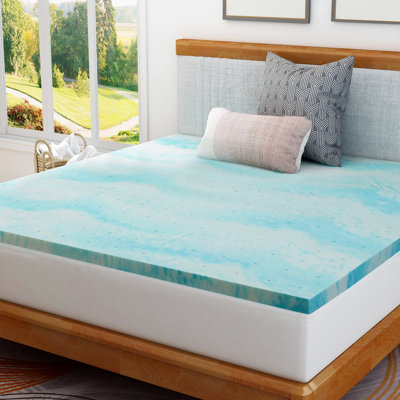 Caliann 2'' Gel Memory Foam Mattress Topper