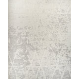 Sutton Geometric Area Rug in Ivory/Gray