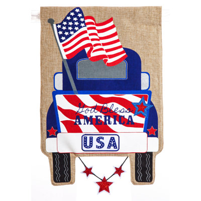 Penley Double Sided 44'' H x 28'' W Burlap Garden Flag