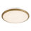 Brook 11-in Gold dimmable LED Flush Mount