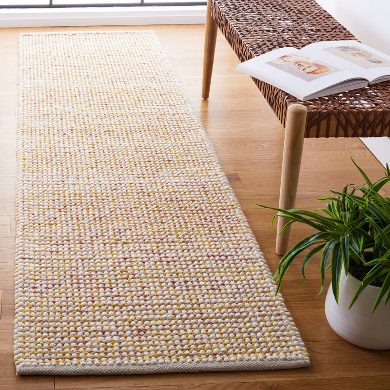 Ardonia Hand Woven Wool Rug, Runner 2'3" x 8'