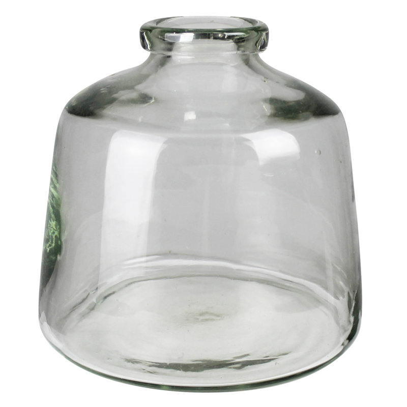 Vase en angle avec rebord roulé