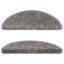 Carpet Stair Treads Grey 56x17x3 cm