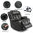 Power Lift Recliner Chair Electric Leather Heated Massage Chair with USB Port and Cupholder-1693500535