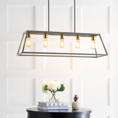 Luminaire suspendu pour îlot de cuisine à 5 lumières Gearld