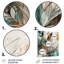 Décoration murale en métal vert et brun Visions In Boho I - Boho Feather-751537649