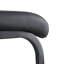 Ensemble de 2 chaises noires en polyuréthane