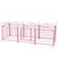 8 enclos pour chien 24 pouces, métal robuste, clôture d'intérieur et d'extérieur pour animaux de compagnie, antirouille et stable, variété de formes de bricolage pour les chiens, parc en métal, panneaux, rouille - animaux de compagnie-1221211701