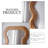 62.99"French-shaped irregular wave brown full-length mirror-243925118