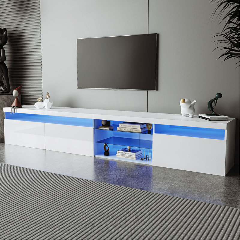 94.5'' Media Console, White
