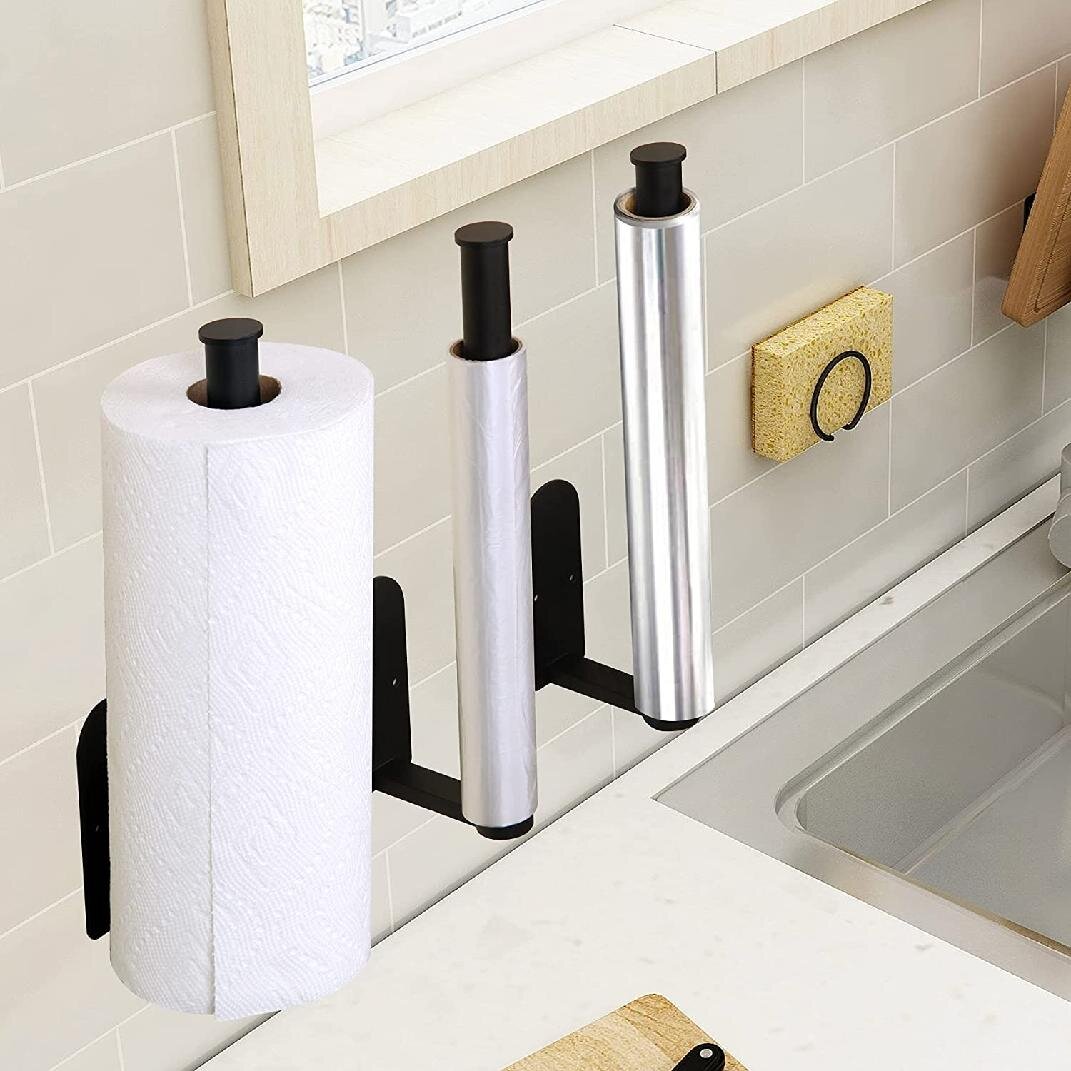 Vertical Wall-mounted Paper Towel Holder 