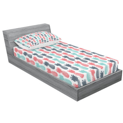 Pineapple Microfiber Sheet Set