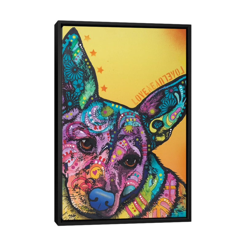 «Tink», reproduction d'impression sur toile, H 26 po x l 18 po x P 1,5 po, Toile avec cadre noir, Pas de tapis
