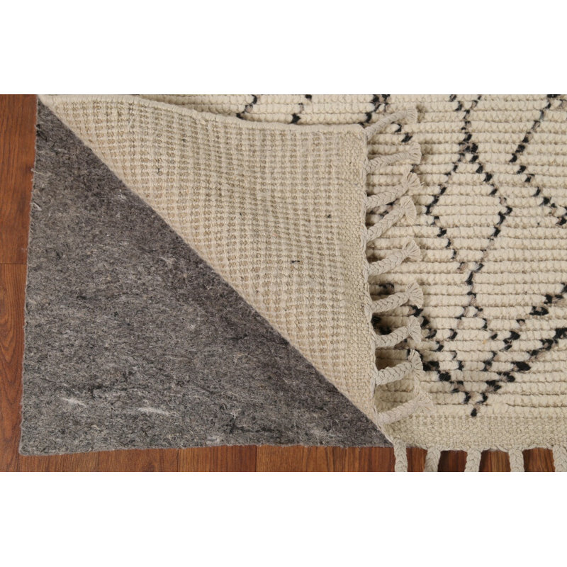 Tapis marocain en laine fait à la main 8 x 13