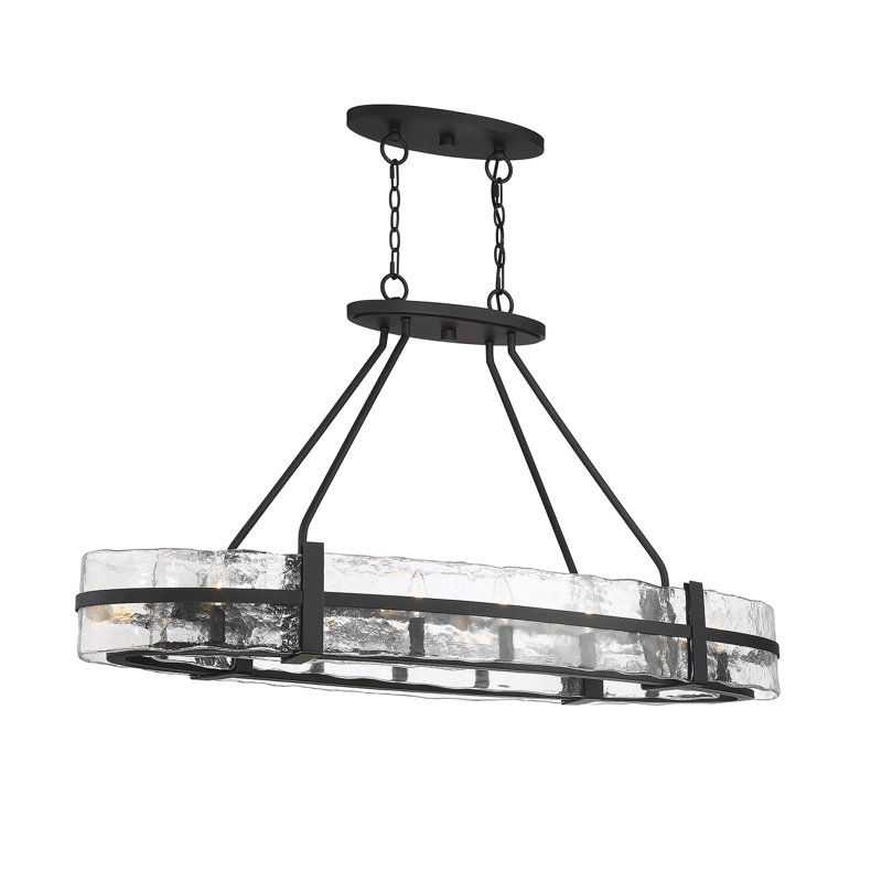 Lustre tambour Brisa Unique, Lustre linéaire à 10 lumières