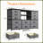 12-drawer Dresser With Led Lights & Outlets - Metal Frame Tv Stand For 60'' Screens, Versatile Use-899624221