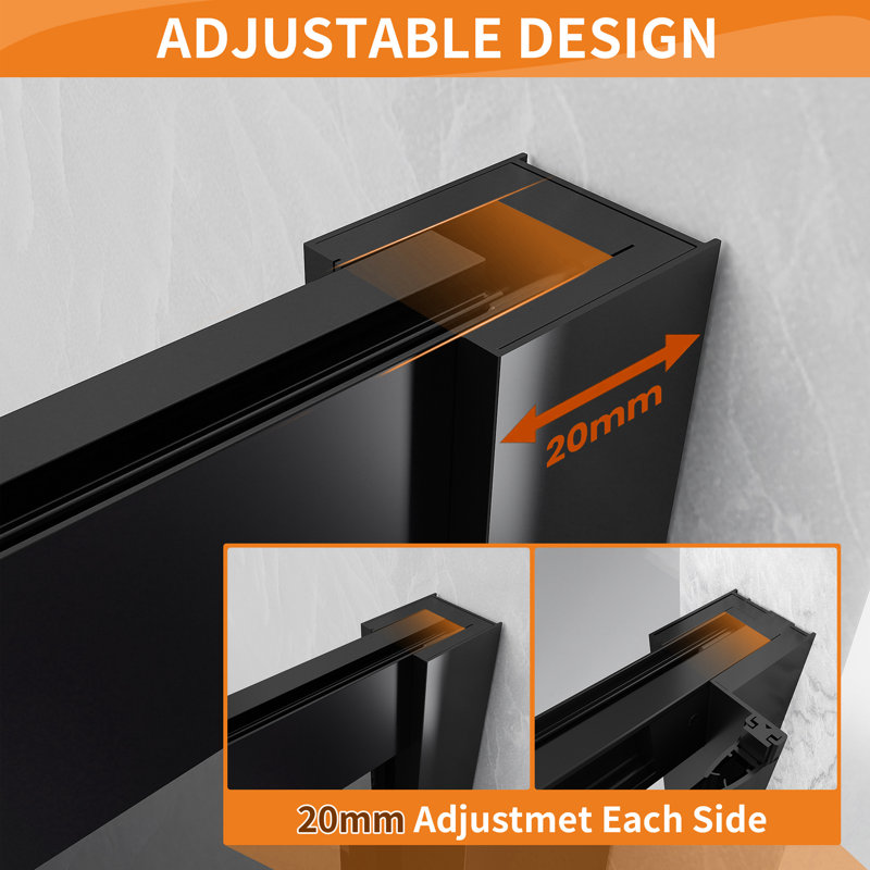 1850mm H with Glass, 1100 mm