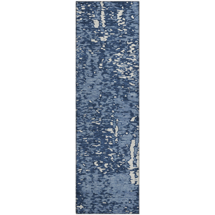 Premium Machine Washable Prisco Denim Rug